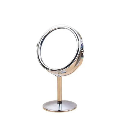 360 degree metal rotatable makeup mirror