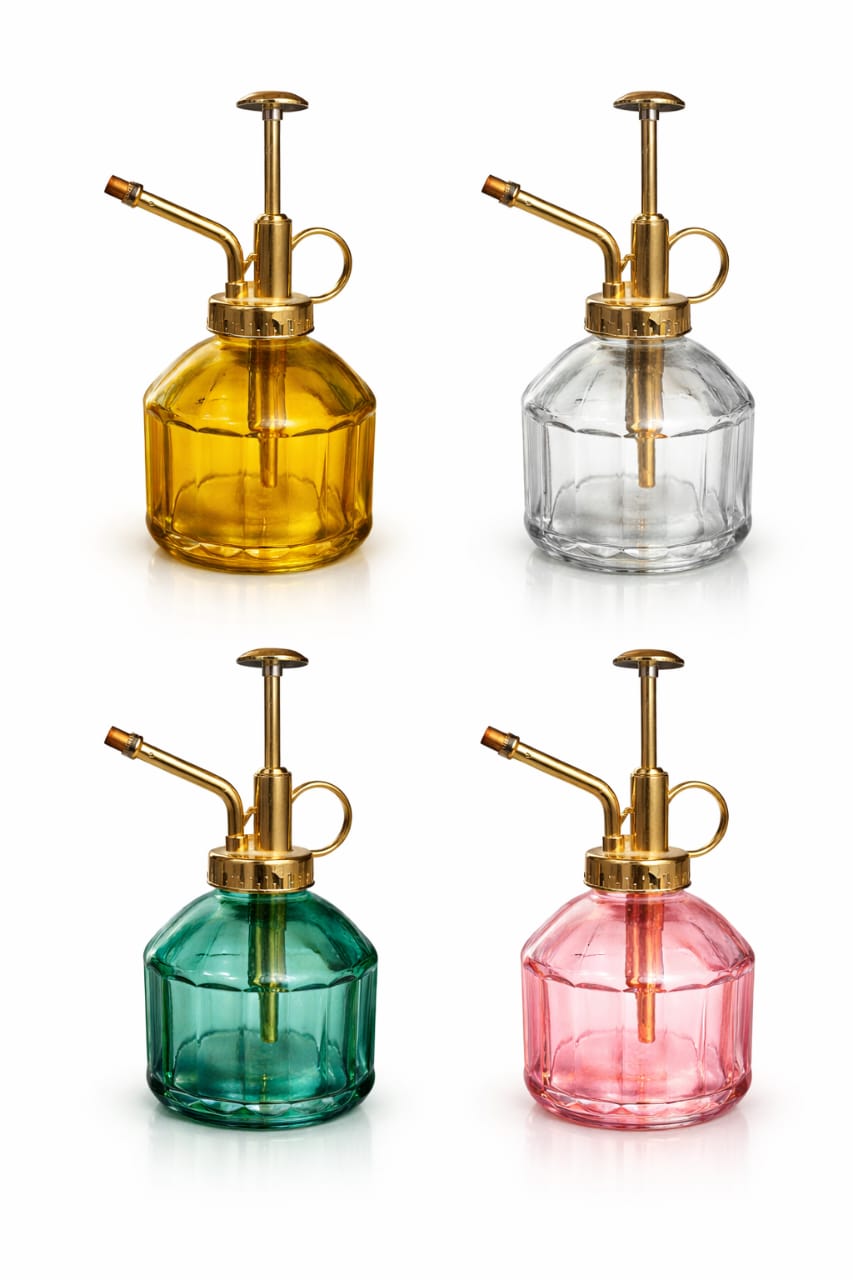 Water Spray decorated Bottle for gardening and watering plants and for ironing
